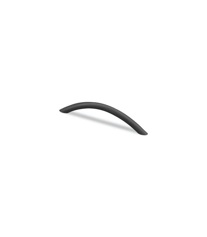 Möbel- Segmentbogengriff, NICIA, 9306949, Durchmesser 10x 224mm, Höhe 32mm, schwarz, matt