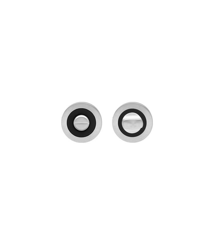Badverriegelung EZ1332 BAD 8mm Stift Ring kantig Edelstahl matt/Kosmos schwarz