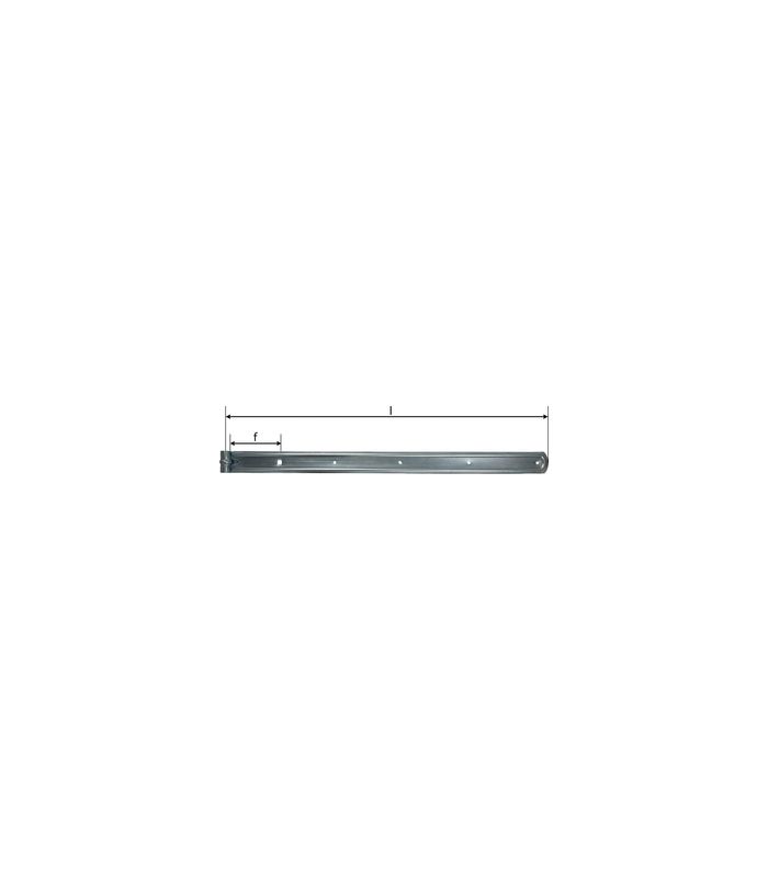 Langband gepresst weiß verzinkt 300 mm für 10 mm Kloben Nr. 650