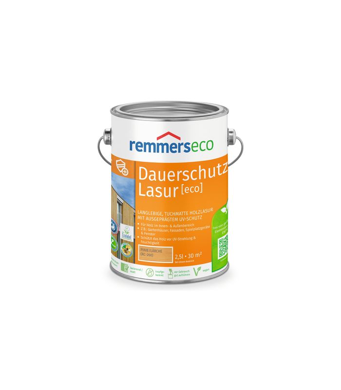 Öl-Dauerschutz-Lasur [eco] pinie/lärche (RC-260) 2.5 l