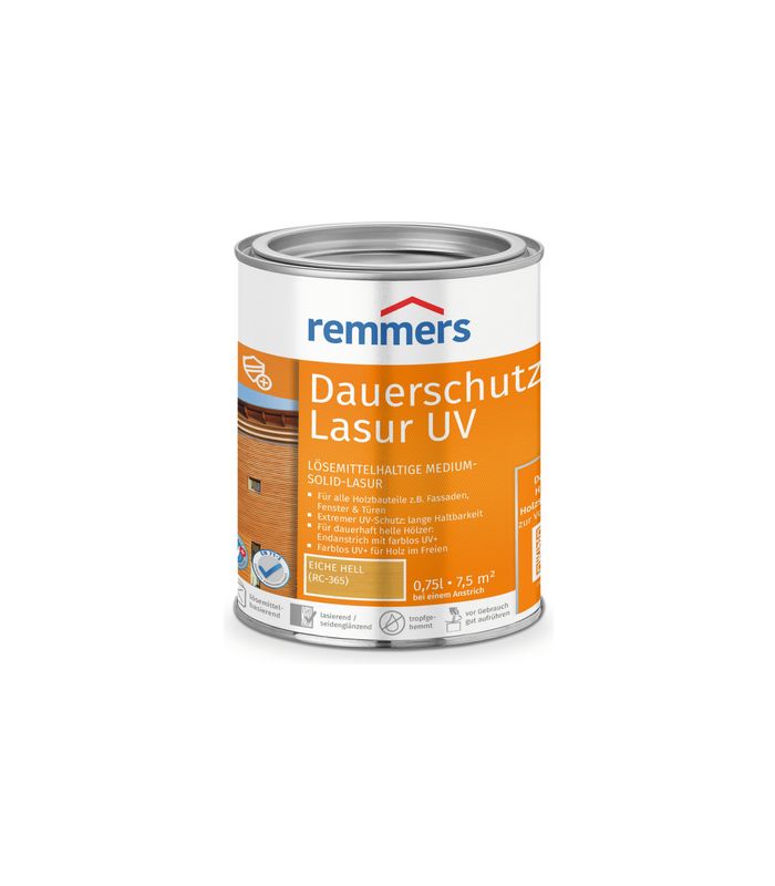 Dauerschutz-Lasur UV eiche hell (RC-365) 0.75 l