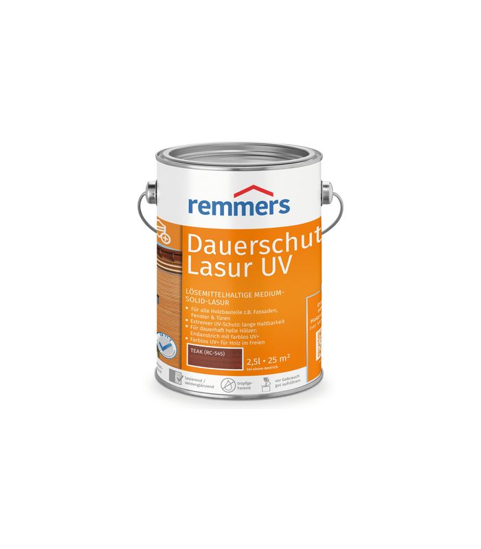Dauerschutz-Lasur UV teak (RC-545) 2.5 l