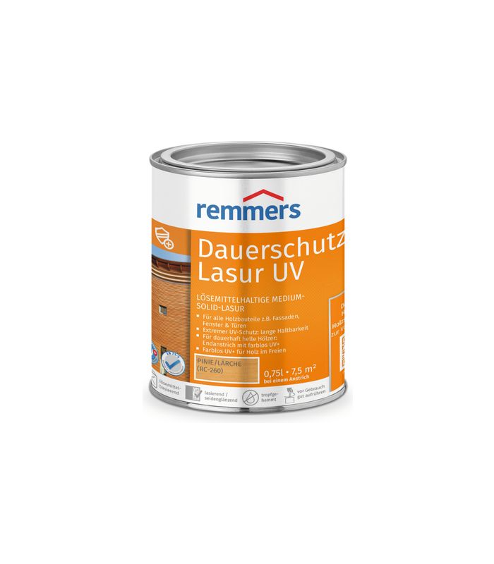 Dauerschutz-Lasur UV pinie/lärche (RC-260) 0.75 l