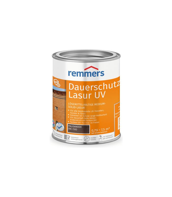 Dauerschutz-Lasur UV palisander (RC-720) 0.75 l