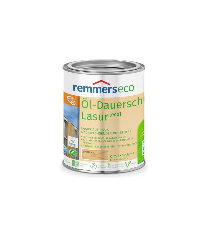 Öl-Dauerschutz-Lasur [eco] farblos 0.75 l