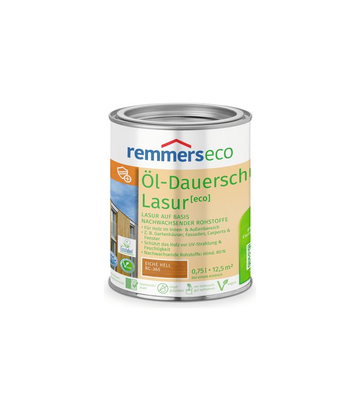 Öl-Dauerschutz-Lasur [eco] eiche hell (RC-365) 0.75 l