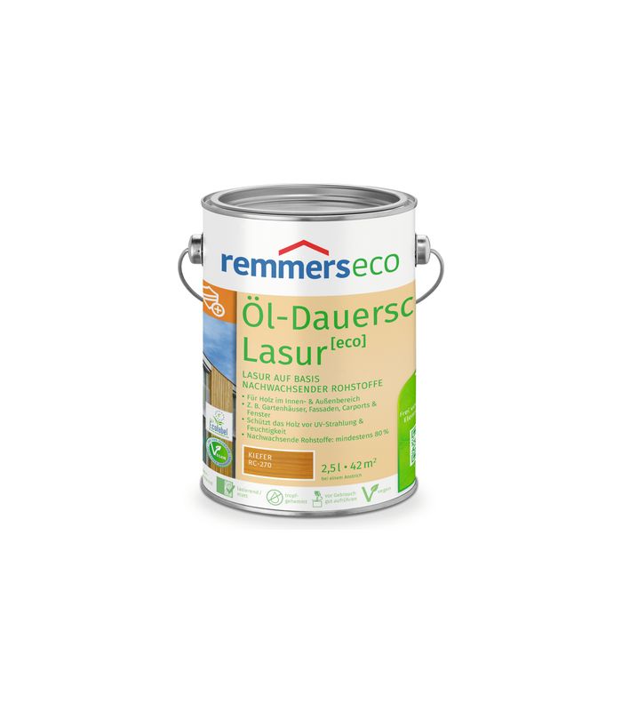 Öl-Dauerschutz-Lasur [eco] kiefer (RC-270) 2.5 l
