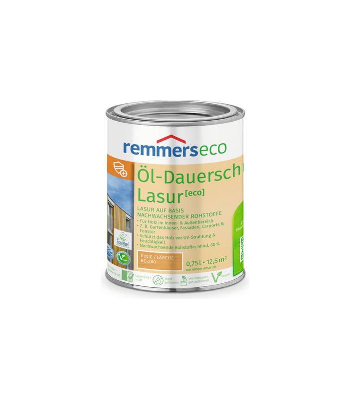 Öl-Dauerschutz-Lasur [eco] pinie/lärche (RC-260) 0.75 l
