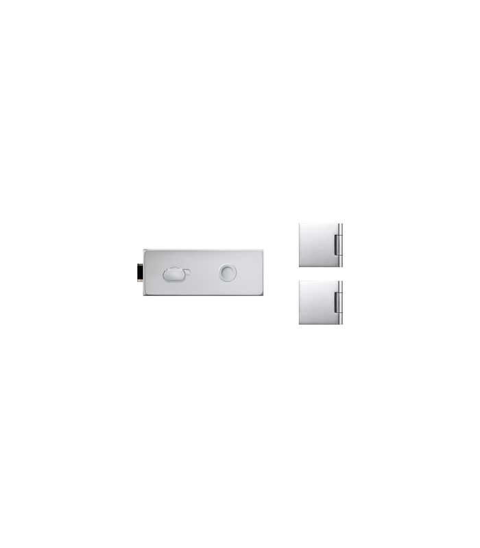 Beschlagset SO Square 3.0 WC Bad Chrom Glanz Holz