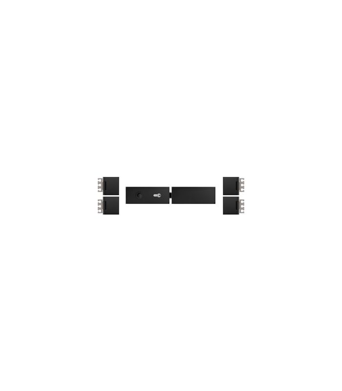 Beschlagset SO Square für VX 3.0 PZ DL 2flg Schwarz