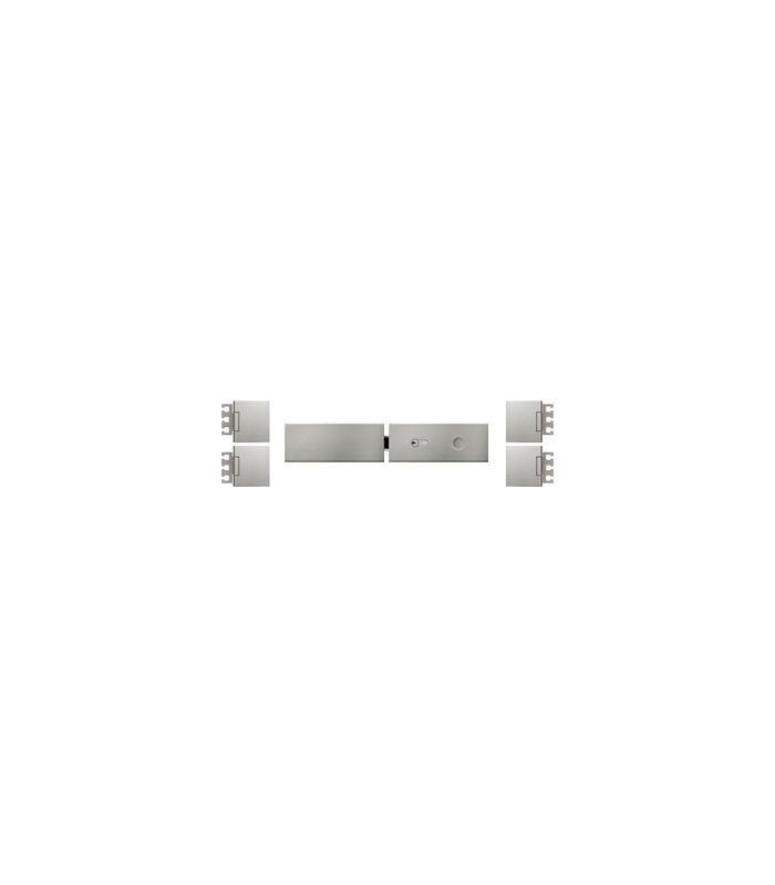 Beschlagset SO Square für VX 3.0 PZ DR 2flg ähnl. Edelstahl matt