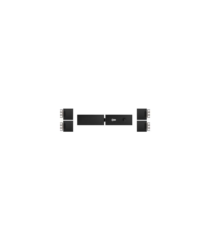 Beschlagset SO Square für VX 3.0 PZ DR 2flg Schwarz