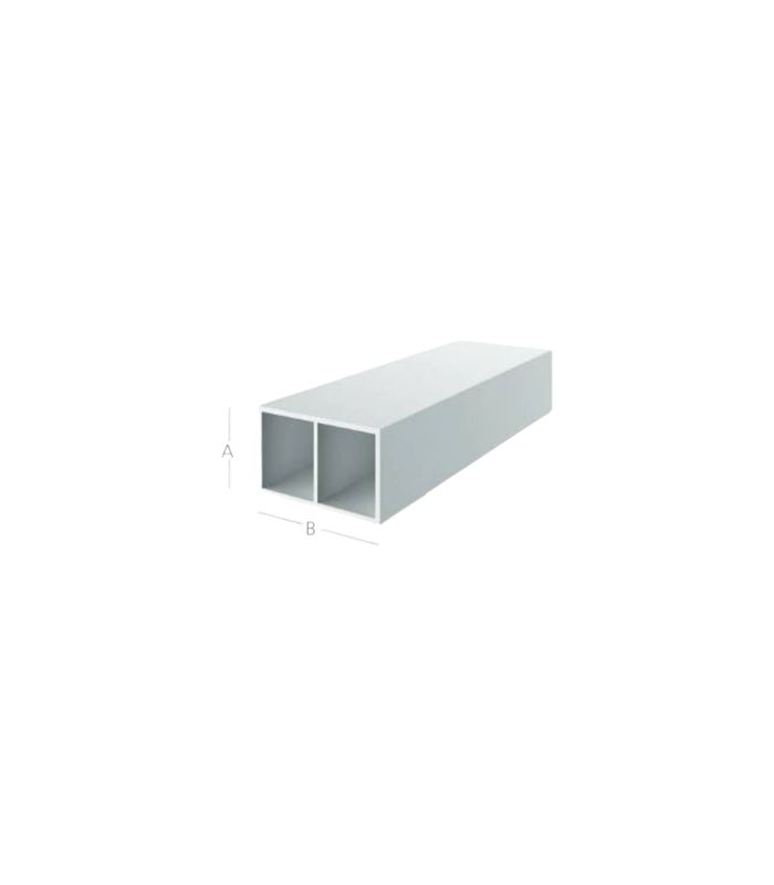Exte PVC-Rohr 34 x 20 x 1,2 mm weiss
