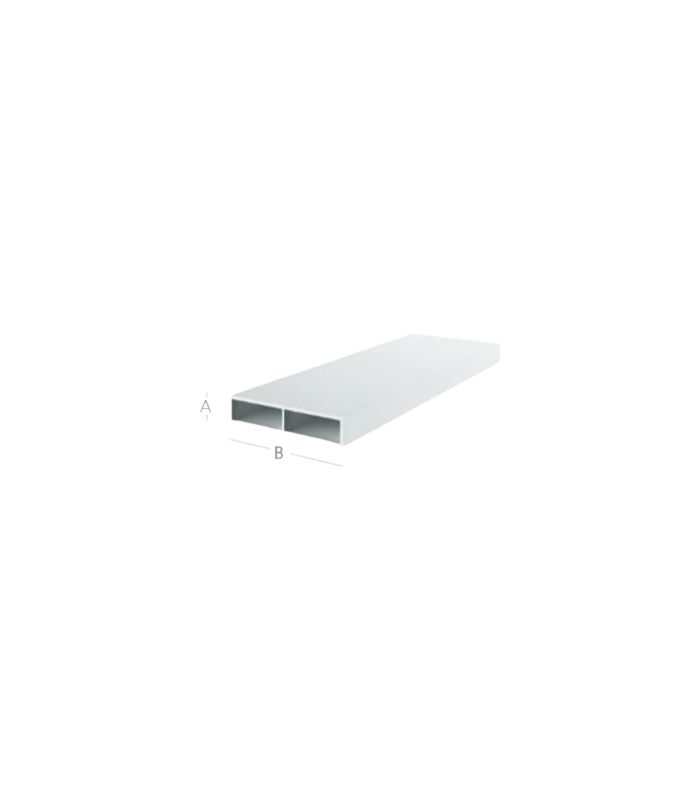 Exte Mehrzweckleiste 42x12 weiss mit Schutzfolie