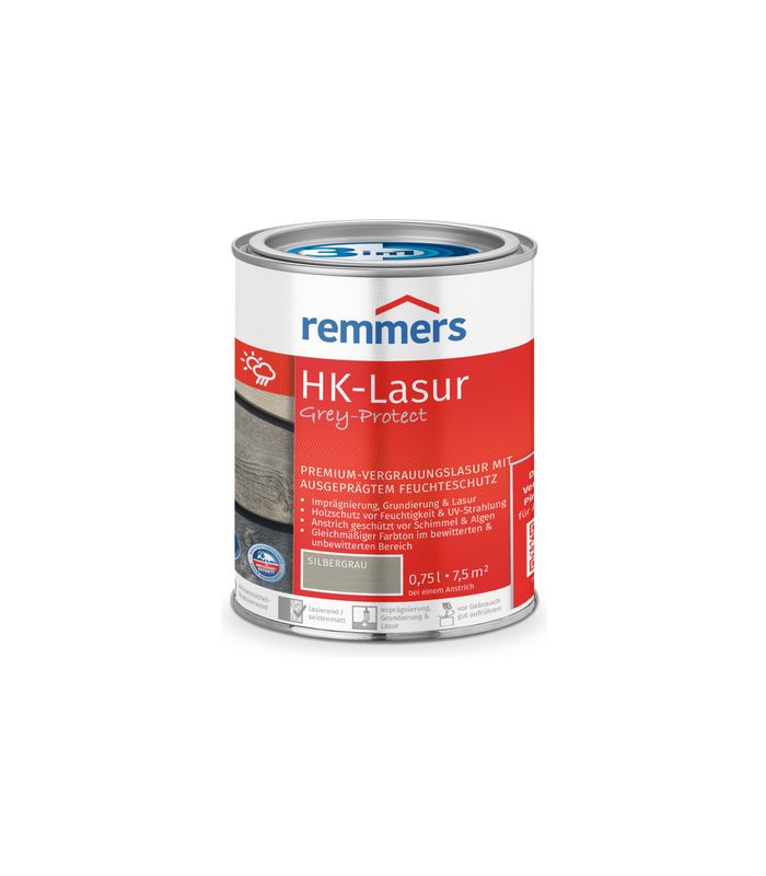 HK-Lasur 3in1 Grey-Protect silbergrau (RC-970) 0.75 l