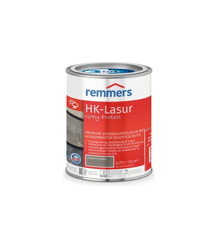 HK-Lasur 3in1 Grey-Protect graphitgrau (FT-25416) 0.75 l