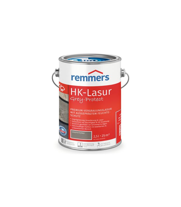 HK-Lasur 3in1 Grey-Protect graphitgrau (FT-25416) 2.5 l