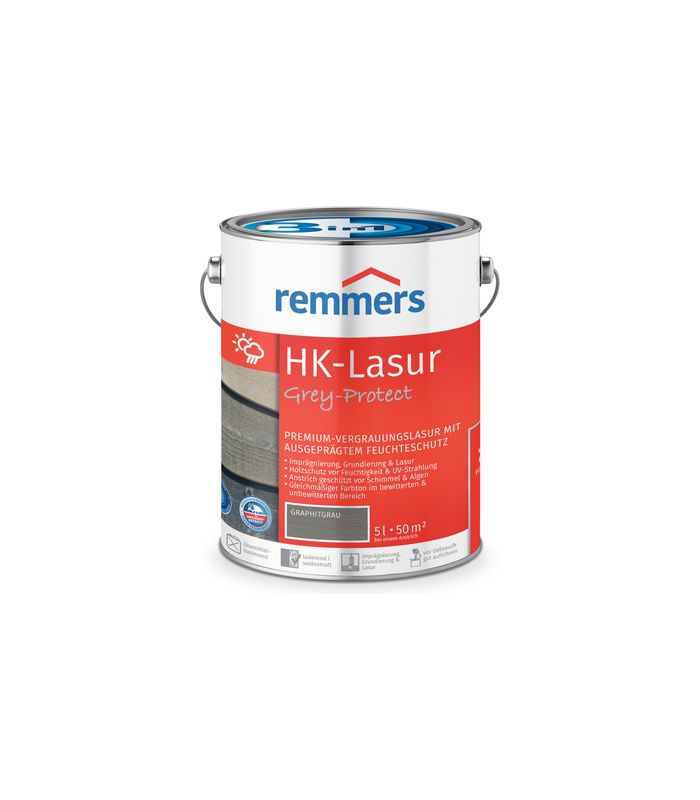 HK-Lasur 3in1 Grey-Protect graphitgrau (FT-25416) 5 l