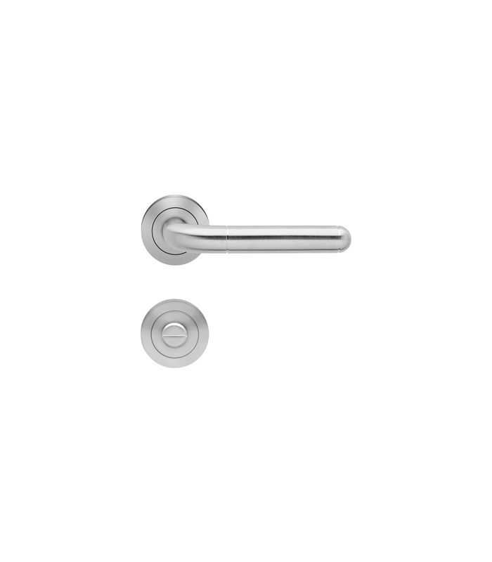Drücker-Rosettengarnitur Lignano Steel ER35 BAD Edelstahl matt TS 39-45mm