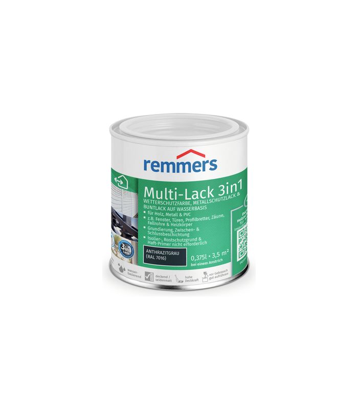 MULTI-LACK 3in1 ANTHRAZIT RAL 7016 0,375 ltr.