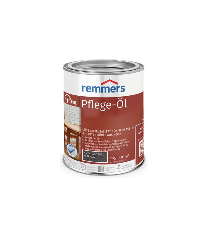 PFLEGE-ÖL ANTHRAZITGRAU INTENSIV 0,75 ltr.