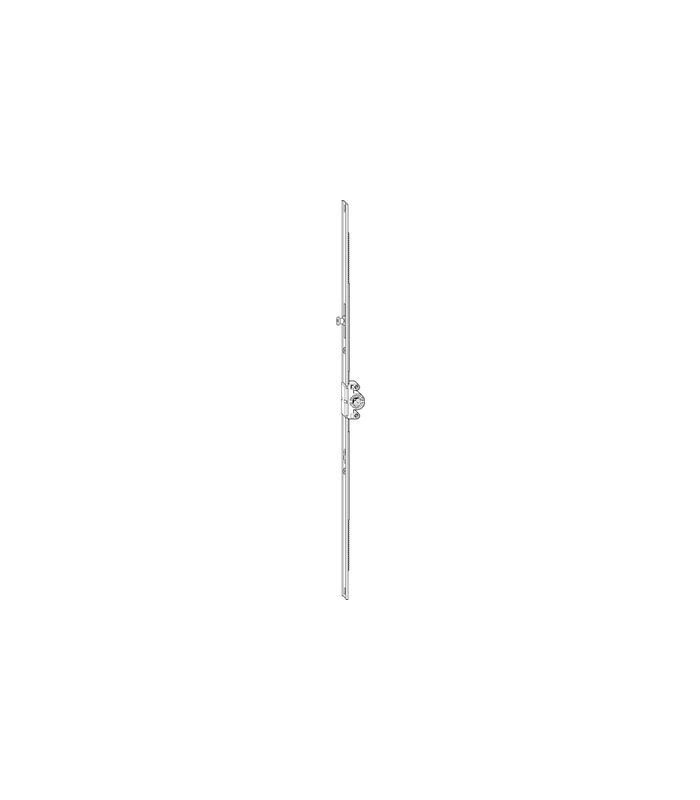 DK-Getriebe, Gr. 580, mittig, D15mm, schwarz, verzinkt