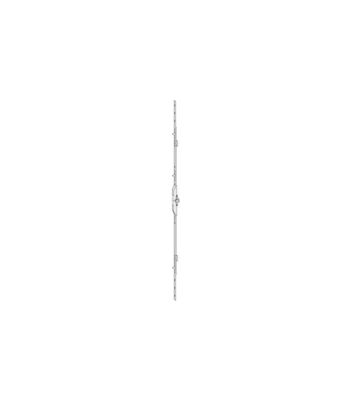 DK-Kantengetriebe, Gr. 1400, ohne Lochung, D 8mm, mittig/variabel, NT, St, verzinkt
