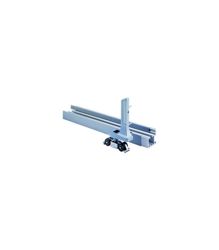 Faltschiebe-Laufschiene, Gr. 5000, Patio 6080, Aluminium, silber