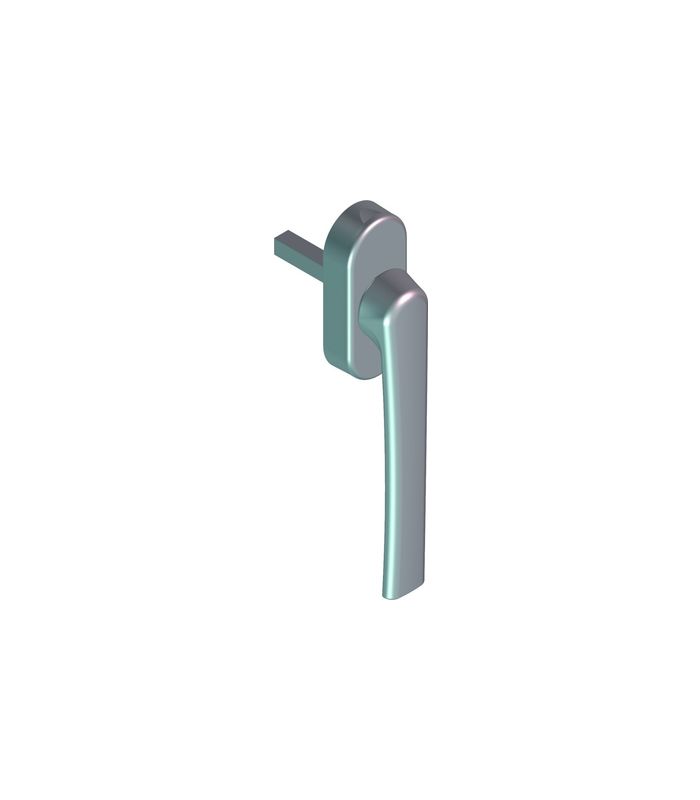 Schiebeflügel -Griff, flach, OL, VK7x35, RotoLine Patio, Aluminium mittelbr. eloxiert