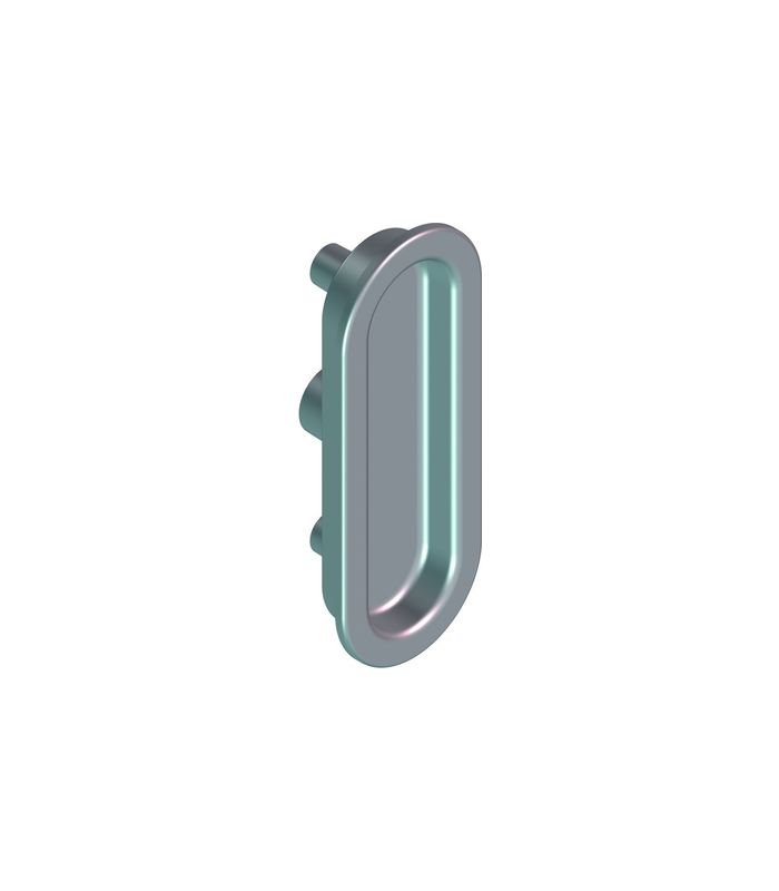 Schiebefenstertür-Griffmulde, OL, 43mm, RotoLine, F9016, pulverbeschichtet, zum Einlassen