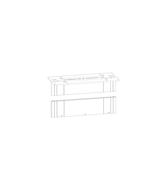 Drehkipp-Fräslehre, für E-Tec Drive, E-Tec, Stahl, verzinkt