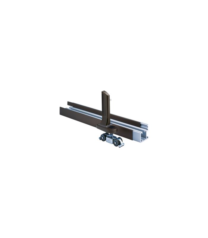 Faltschiebe-Aufhäng., für Laufwerk, ls-rs. Patio 6080,80kg, schwarzbraun