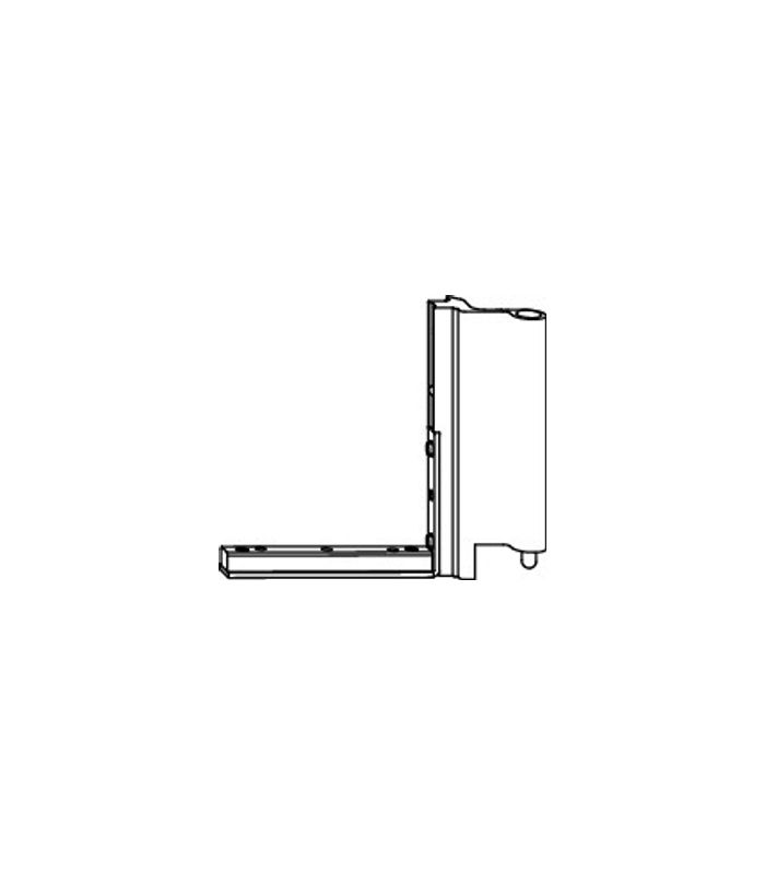 Falzeckband, NT PowerHinge, verstellbar, DIN Links, Stahl, verzinkt