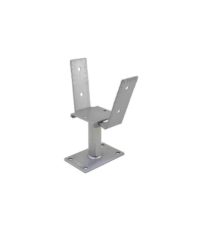 Pfostenträger PTP easy RS/LS Gewinde Verstellbereich 141-206 mm ZiNiP
