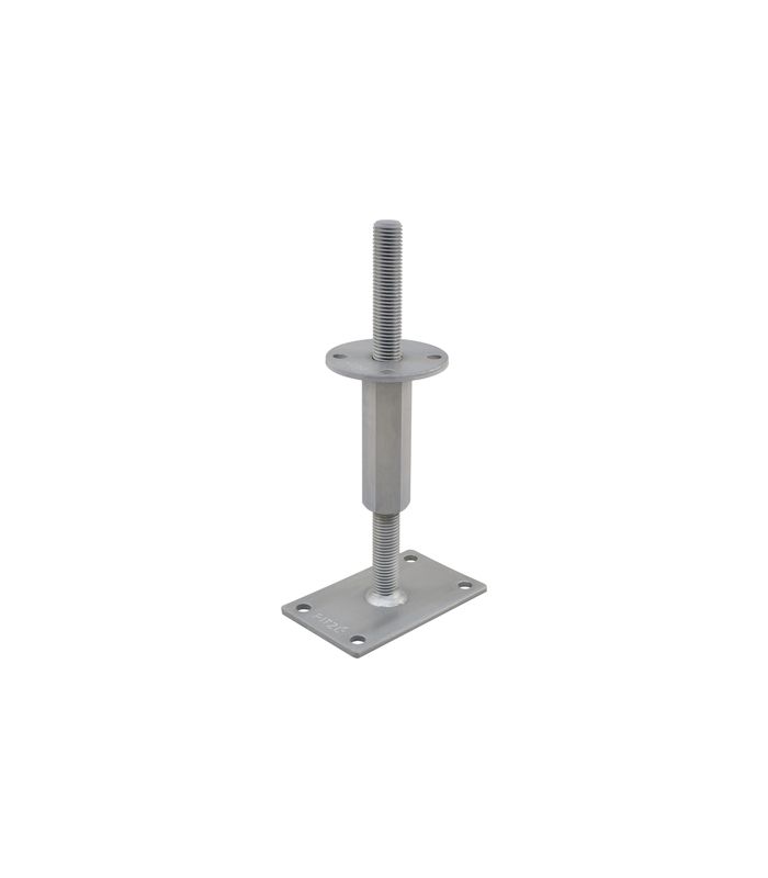Pfostenträger PTP easy RS/LS Gewinde "CE" Verstellbereich 227-292 mm ZiNiP