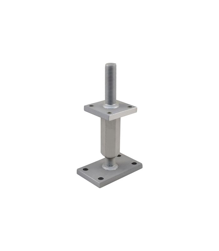 Pfostenträger PTP plus RS/LS Gewinde "CE" Verstellbereich 185-245 mm ZiNiP