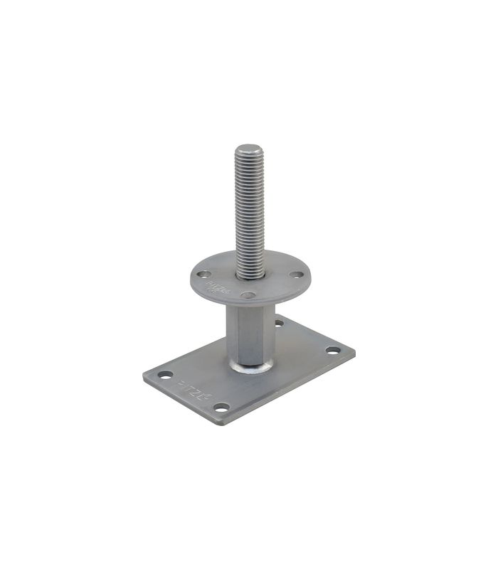 Pfostenträger PTP easy RS/LS Gewinde "CE" Verstellbereich 82-92 mm ZiNiP