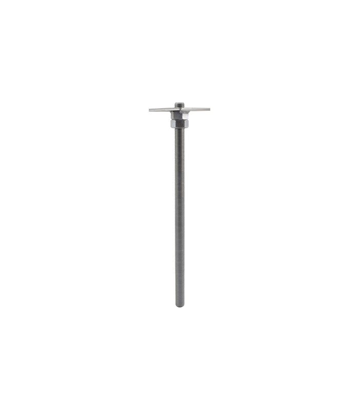 Pfostenträger PTP easy z.Einbetonieren mit Mutter verschweisst M24 x 500 mm ZiNiP