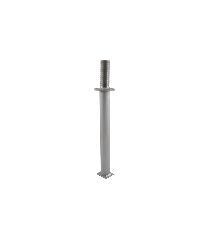 Pfostenträger PTP easy 2-tlg. "CE" ZiNiP z.Einbetonieren mit Rohr Ø48 3 x 450 mm