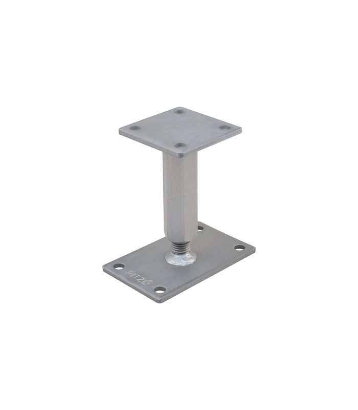 Pfostenträger PTP easy RS/LS Gewinde "CE" Verstellbereich 167-232 mm ZiNiP