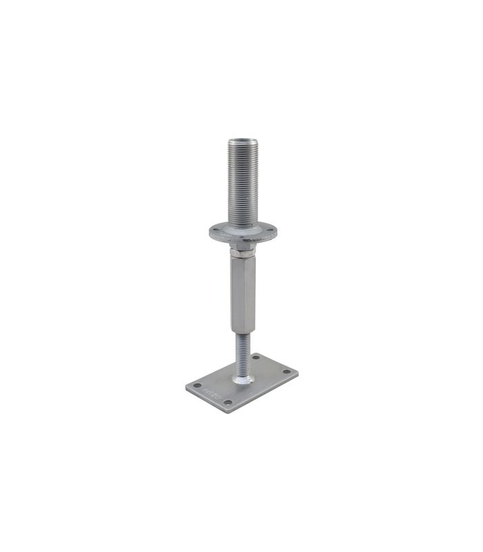 Pfostenträger PTP easy System 10931 "CE" Verstellbereich 255-370 mm ZiNiP