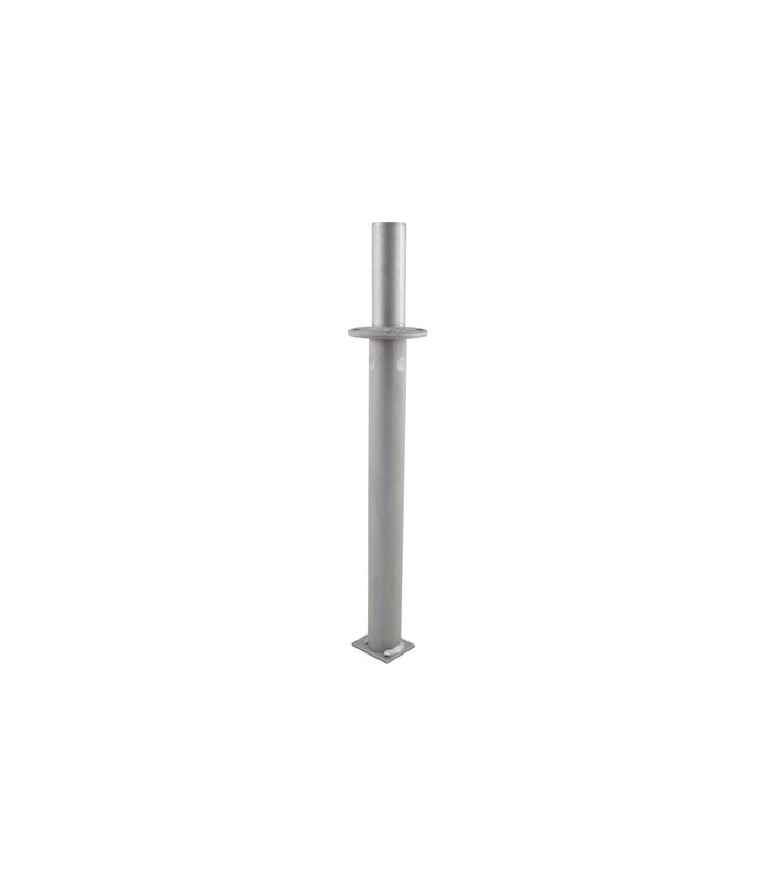 Pfostenträger PTP easy 2-tlg. "CE" ZiNiP z.Einbetonieren mit Rohr Ø48 3 x 450 mm