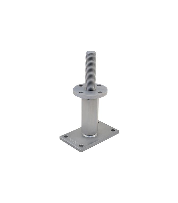 Pfostenträger PTP plus RS/LS Gewinde "CE" Verstellbereich 150-210 mm ZiNiP