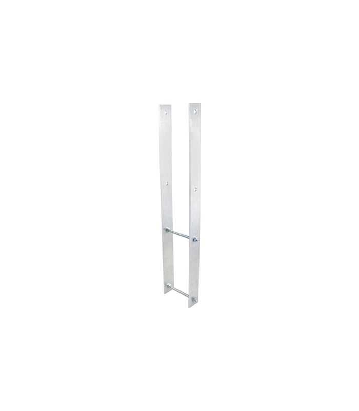 Pfostenanker PAP H-Form verstellbar Flach- eisen 800 x 60 x 6 LW 145 mm feuerverzinkt