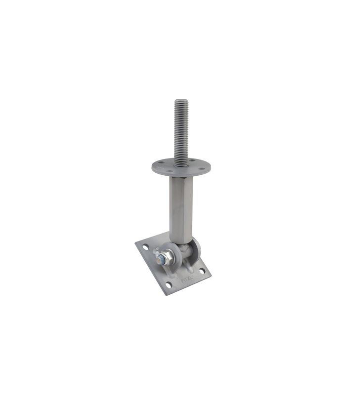 Pfostenträger PTP easy RS/LS Gewinde neigbar Verstellbereich 178-243 mm ZiNiP