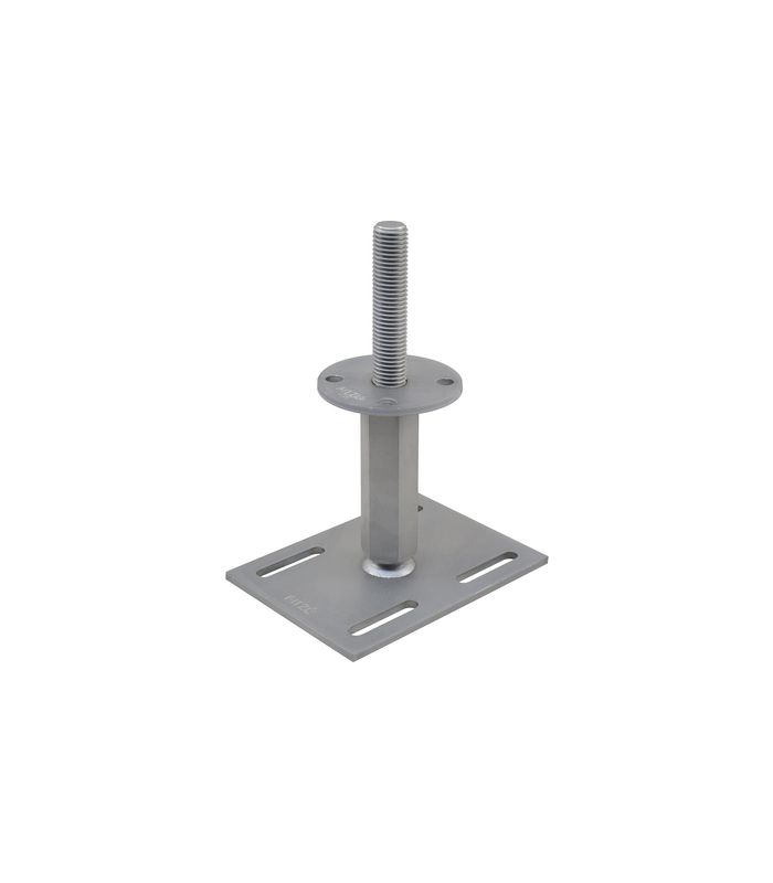 Pfostenträger für Drehfundament Verstellbereich 142-207 mm ZiNiP