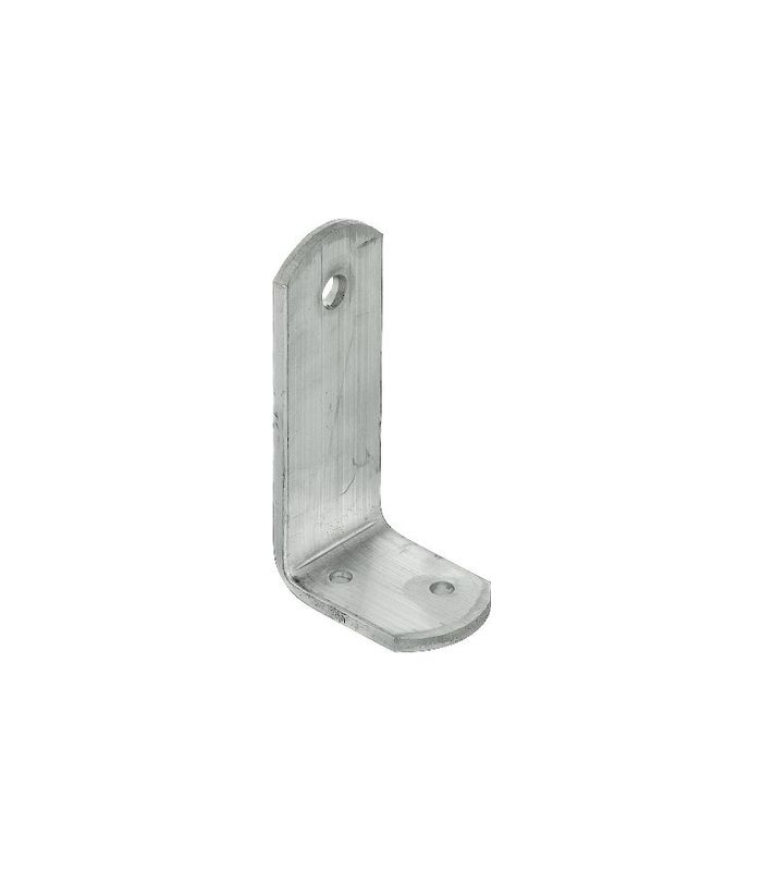 Anschlußlasche für Torpfosten 110 x 60 x 40 x 5 mm alu
