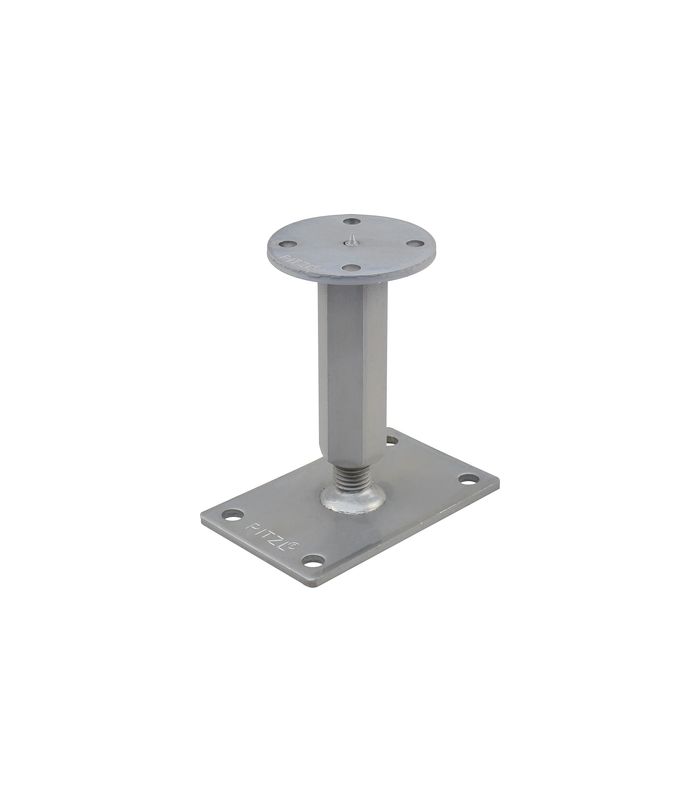 Pfostenträger PTP easy RS/LS Gewinde "CE" Verstellbereich 167-232 mm ZiNiP