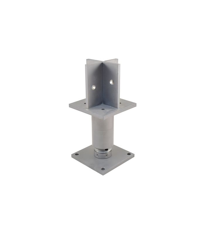 Pfostenträger PTP plus verstellbar Ausführung "CE" Verstellbereich 190-260 mm ZiNiP