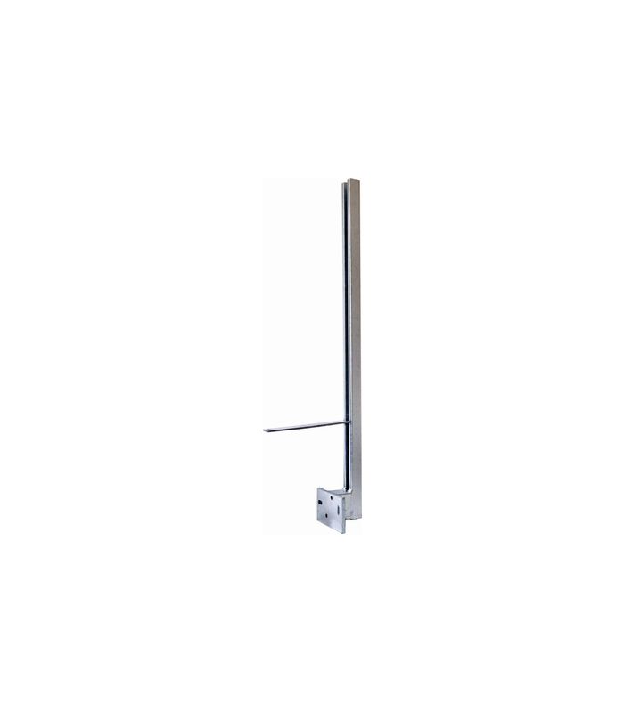 Balkonsäule BSP C-Profil 50 x 40 x 3 mm Höhe 1000 mm "CE" z.Andübeln feuerverzinkt